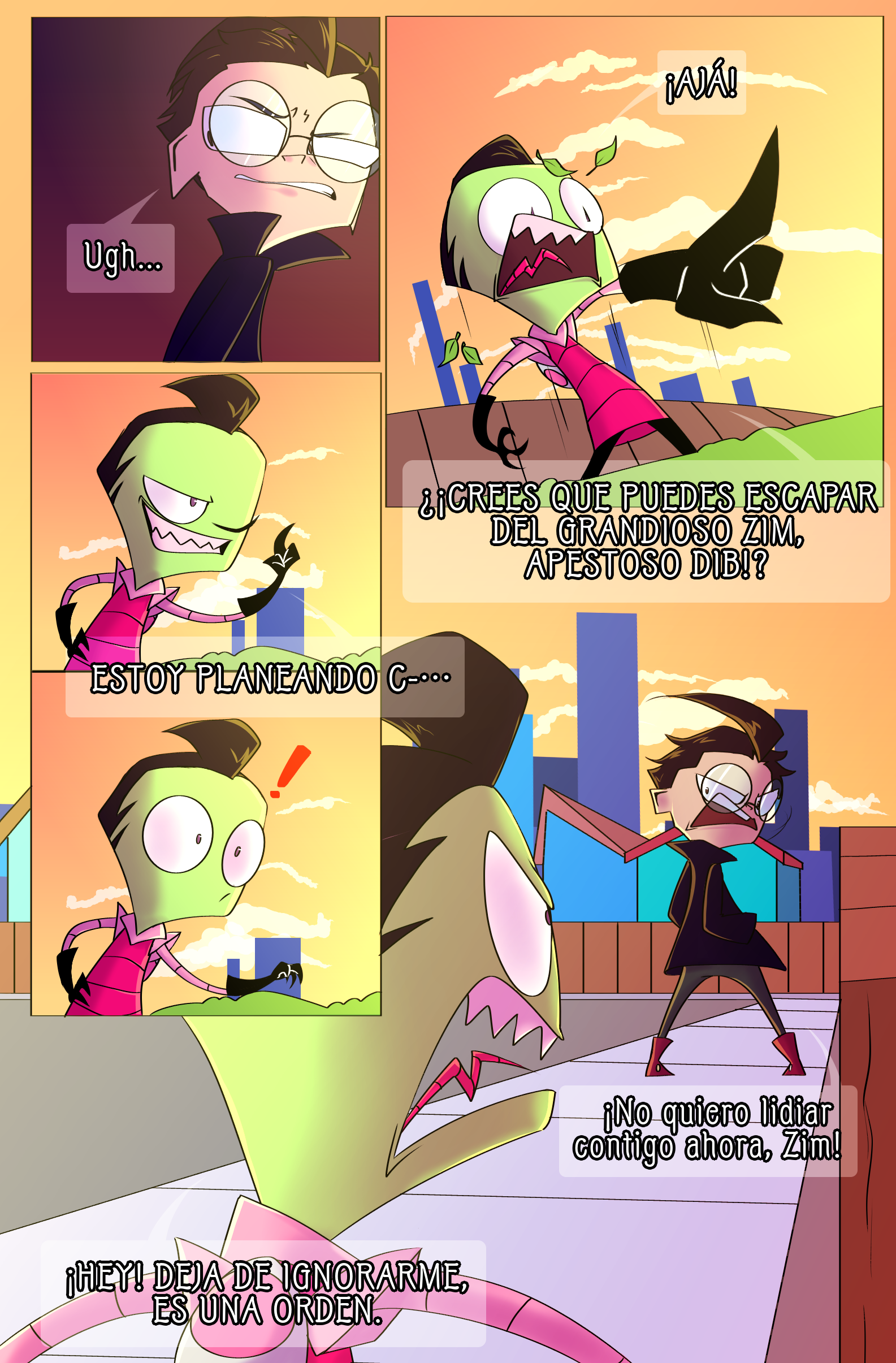 Morning Route - Capitulo 1 - Invasor Zim - Zim Rebellion AU - Rebellion AU