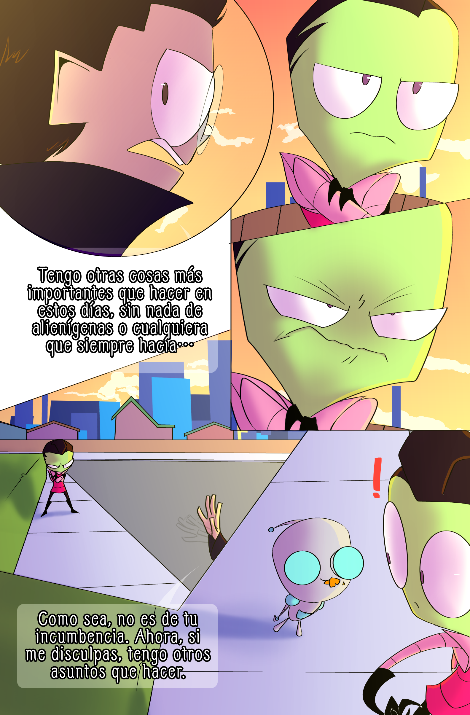 Morning Route - Capitulo 1 - Invasor Zim - Zim Rebellion AU - Rebellion AU