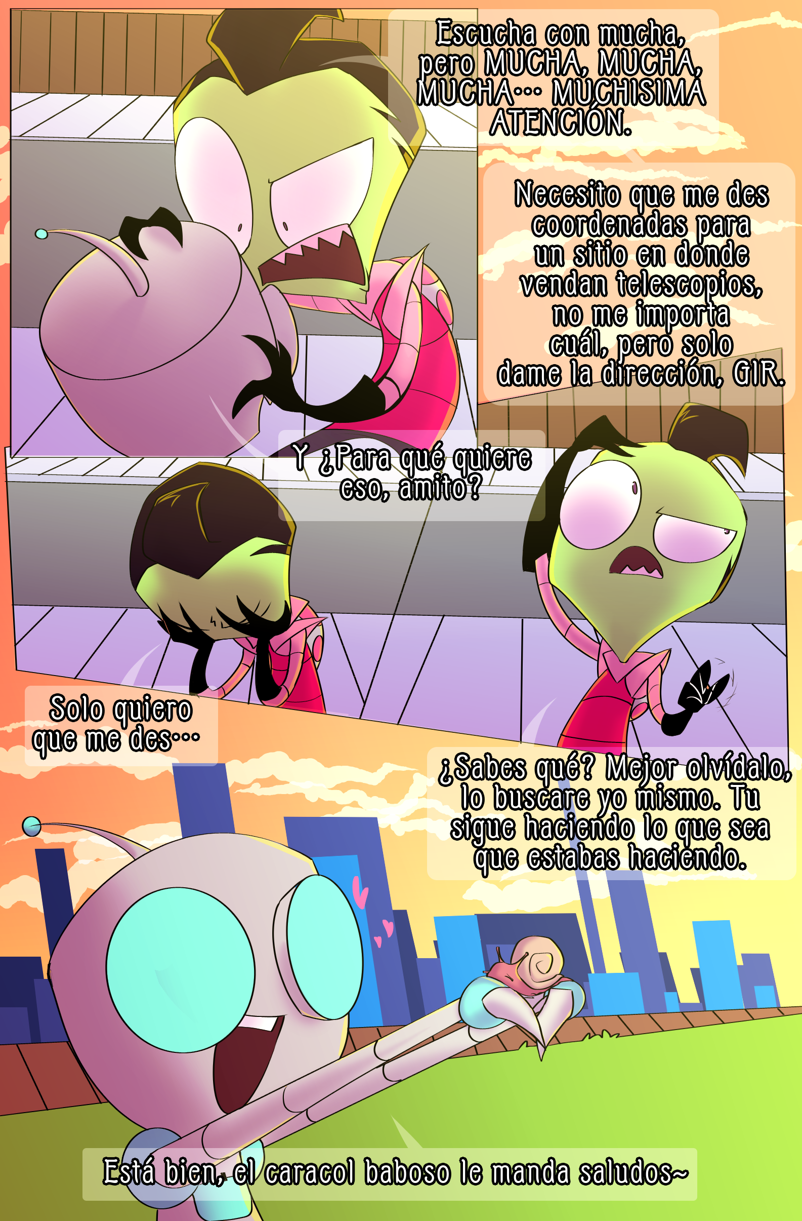 Morning Route - Capitulo 1 - Invasor Zim - Zim Rebellion AU - Rebellion AU